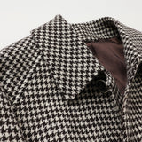 ラグランバルカラー千鳥コート【Made in Japan】