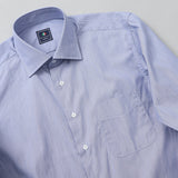 タイプライターストライプセミワイドシャツ【Made in Japan】