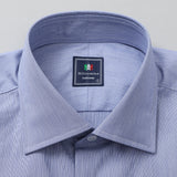 タイプライターストライプセミワイドシャツ【Made in Japan】