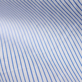 120双ストライプセミワイドシャツ【Made in Japan】