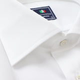 ブロード無地セミワイドシャツ【Made in Japan】