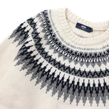 gim 求心柄クルーネックニット