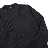 gim 切り替えパターンクルーネックニット