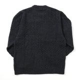 gim 切り替えパターンクルーネックニット