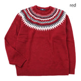 gim 求心柄クルーネックニット