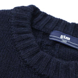 gim 切り替えパターンクルーネックニット