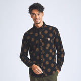 コーデュロイドットプリントシャツ【Made in Japan】