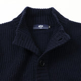 gim スタンドカラーカーディガン