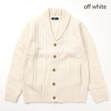 gim ケーブルショールカーディガン