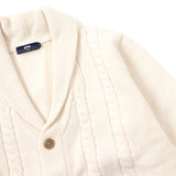 gim ケーブルショールカーディガン