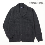 gim ケーブルショールカーディガン