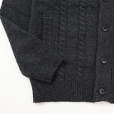 gim ケーブルショールカーディガン