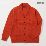 gim ケーブルショールカーディガン