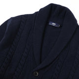 gim ケーブルショールカーディガン