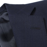 ロロピアーナ”ZELANDER”織りチェックストレッチスーツ【Made in Japan】