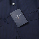 ゼニア"TRAVELLER"ストライプトラベラースーツ【Made in Japan】