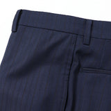 ゼニア"TRAVELLER"ストライプトラベラースーツ【Made in Japan】