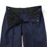 ゼニア"TRAVELLER"ストライプトラベラースーツ【Made in Japan】