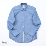 オリジナルダンガリーセミワイドシャツ【Made in Japan】