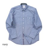 オリジナルダンガリーセミワイドシャツ【Made in Japan】