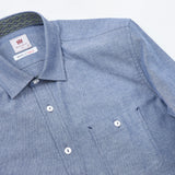 オリジナルダンガリーセミワイドシャツ【Made in Japan】