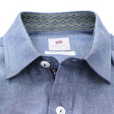 オリジナルダンガリーセミワイドシャツ【Made in Japan】