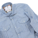 パッチワークドビーシャツ【Made in Japan】