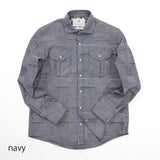 パッチワークドビーシャツ【Made in Japan】