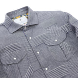 パッチワークドビーシャツ【Made in Japan】