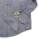 パッチワークドビーシャツ【Made in Japan】