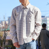 ドビーウィンドーチェックシャツ【Made in Japan】