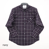 ドビーウィンドーチェックシャツ【Made in Japan】
