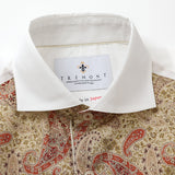 フロントペイズリープリントシャツ【Made in Japan】