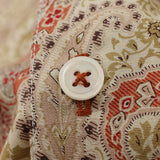 フロントペイズリープリントシャツ【Made in Japan】