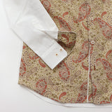 フロントペイズリープリントシャツ【Made in Japan】