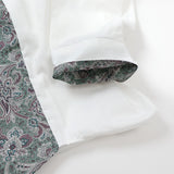 フロントペイズリープリントシャツ【Made in Japan】