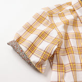 綿100%パナマチェックシャツ【Made in Japan】