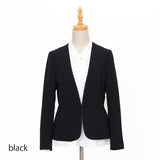 マイクロピケカラーレスジャケット