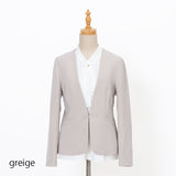 マイクロピケカラーレスジャケット