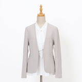 マイクロピケカラーレスジャケット