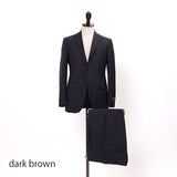 ゼニア"TRAVELLER"オーバーチェックスーツ【Made in Japan】