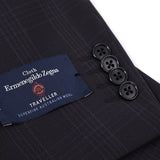 ゼニア"TRAVELLER"オーバーチェックスーツ【Made in Japan】