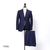 レダ"MAIOR"150ストライプスーツ【Made in Japan】