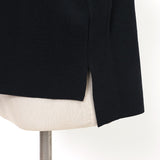 チュール袖ミラノリブニット