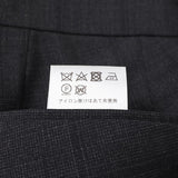 ミニスラブオーバーチェックパンツ(ノータック)【Made in Japan】