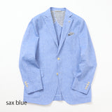 ESTRATOウール・リネン無地ジャケット