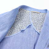 ESTRATOウール・リネン無地ジャケット