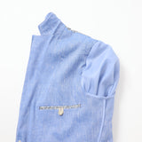 ESTRATOウール・リネン無地ジャケット