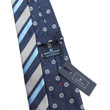 【FRANCO BASSI】フラワー小紋ツインタイ【Made in Italy】