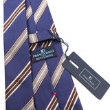 【FRANCO BASSI】ダブルストライプネクタイ【Made in Italy】